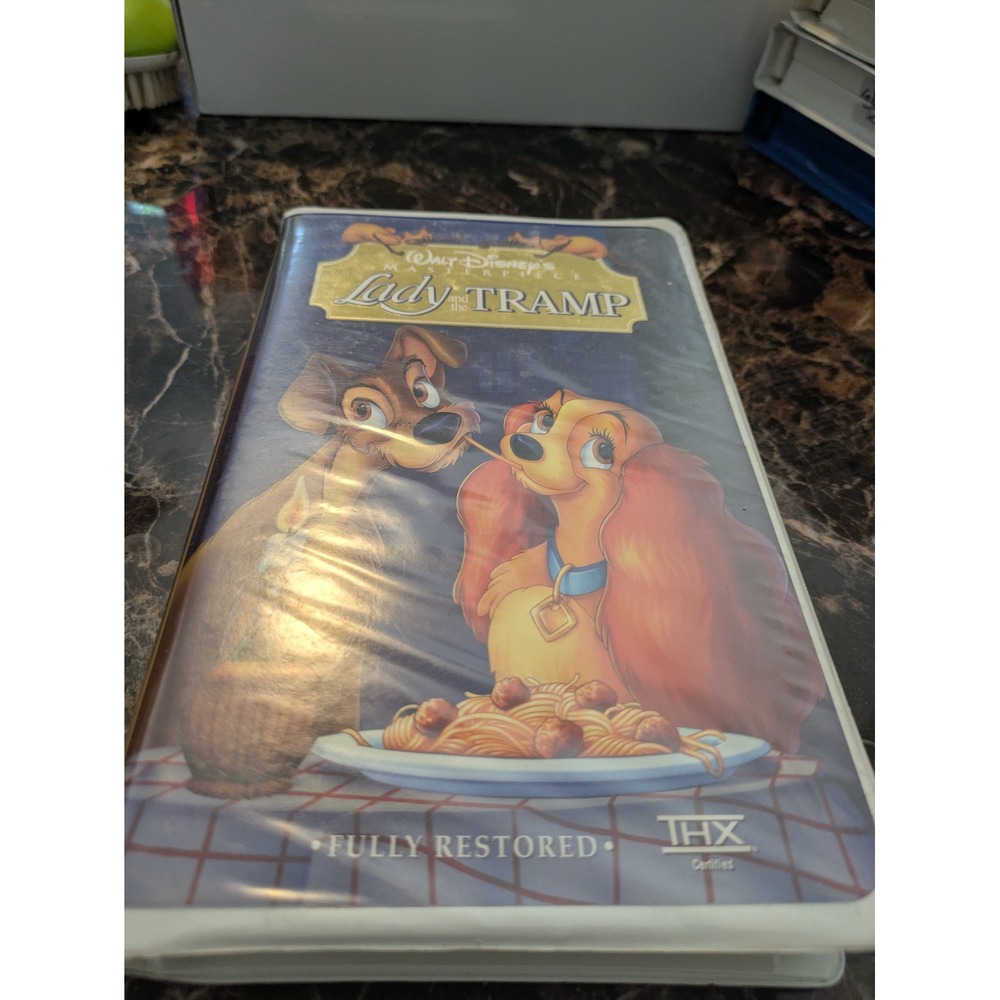 Lady‎ and the Tramp VHS Walt Disney Masterpiece Collection THX Restored 14673